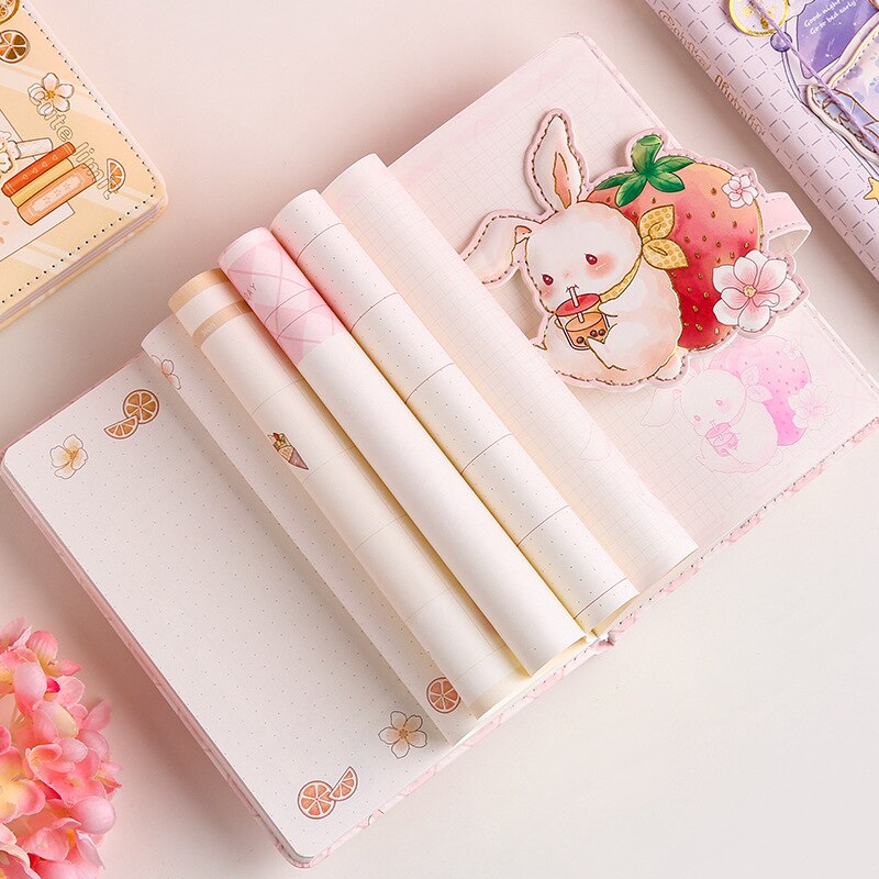 Inside Kawaii Magnetic Button Notebook