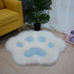 Kawaii Plush Cat Paw Rug