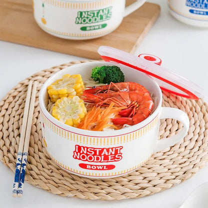 Ceramic Instant Noodles Ramen BowlCeramic Instant Noodles Ramen Bowl