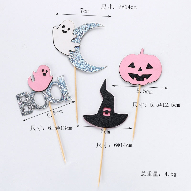 Kawaii Halloween Cake Decorations