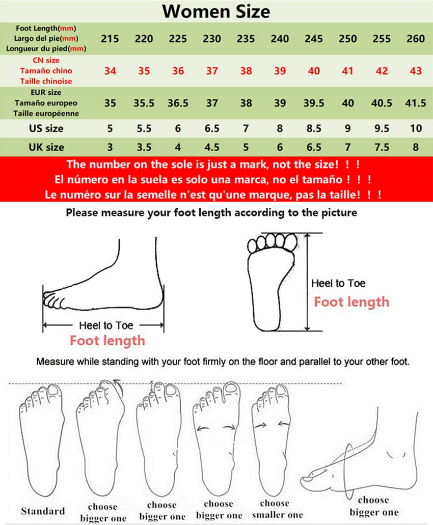 Kawaii Cherry Bunnies Canvas Shoes Size Chart