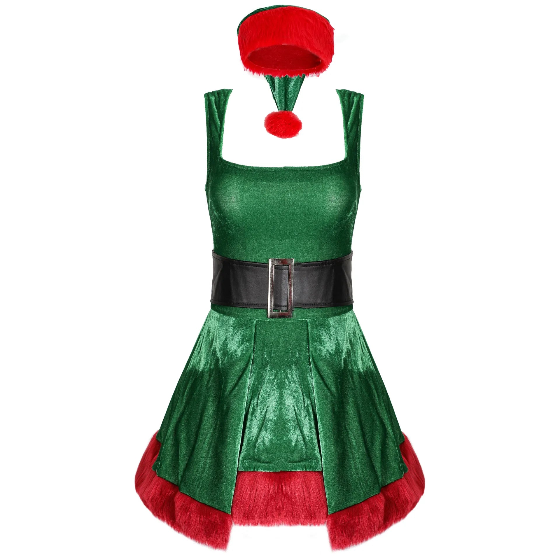 Elf Christmas Trees Mrs.Claus Outfits Christmas Dress Vacation Dress Christmas Tree Women's Christmas Costume Party Cosplay Costume Adults Christmas Elf Christmas Trees Mrs.Claus Outfits Christmas Dress Vacation Dress Christmas Tree Women's Christmas Costume Party Cosplay Costume Adults Christmas