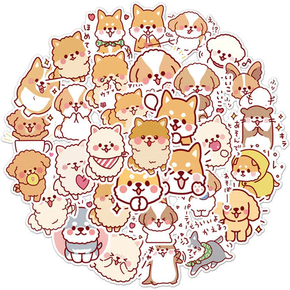 Kawaii Puppy Sticker Pack