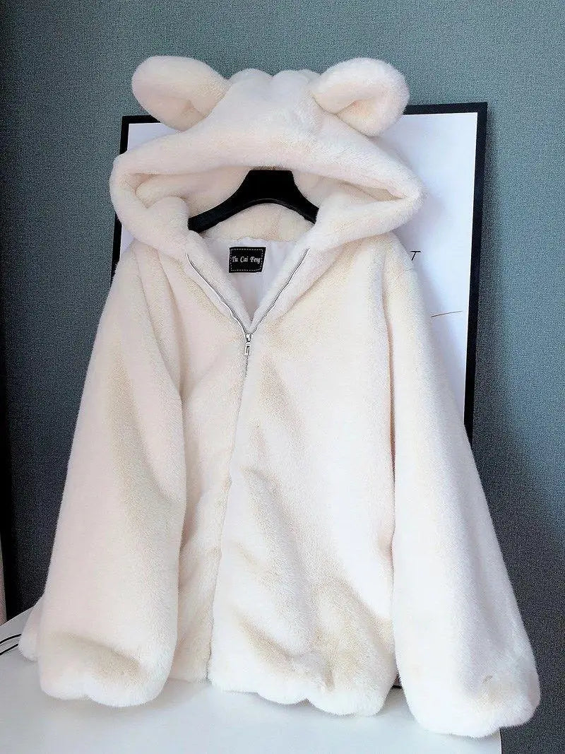 Kawaii Cute Bear Hooded Coat