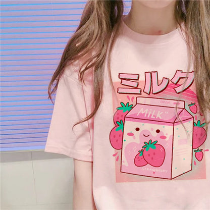 Japanese Strawberry Milk T-Shirt