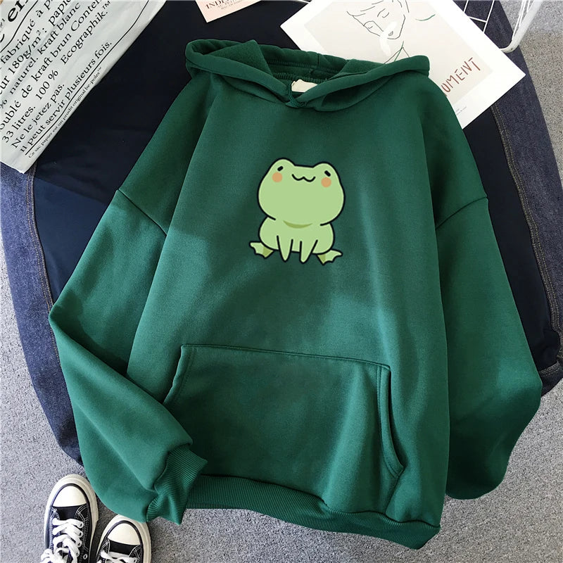 Kawaii Frog Hoodie