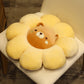 Kawaii Animal Flower Plush Pillow