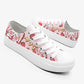 pink kawaii hamster sneakers on a white background