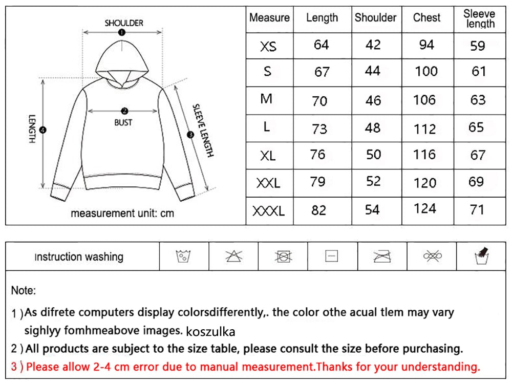 Capybara Loves Boba Tea Hoodie Size Chart