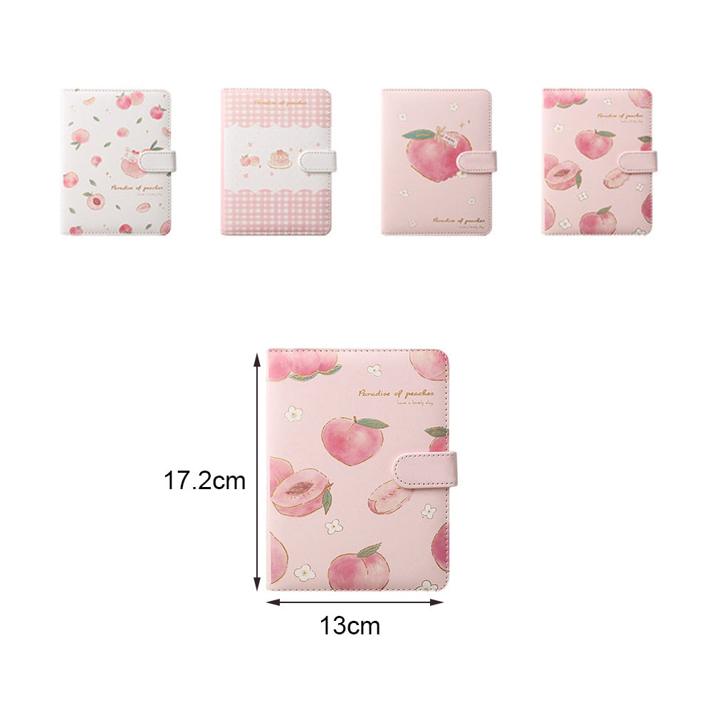 Kawaii Peach Notebook Dimensions