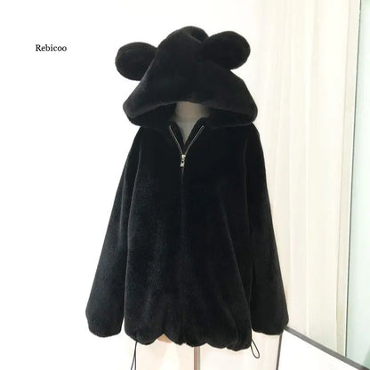 Kawaii Cute Bear Hooded Coat