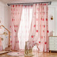 Kawaii Strawberry Print Curtains