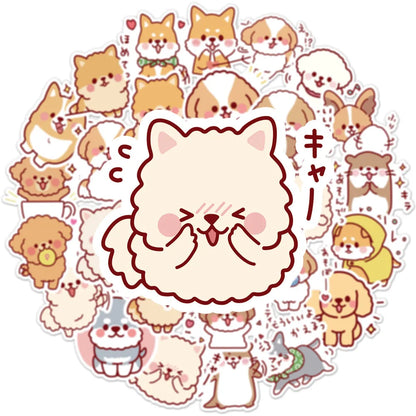 Kawaii Puppy Sticker Pack