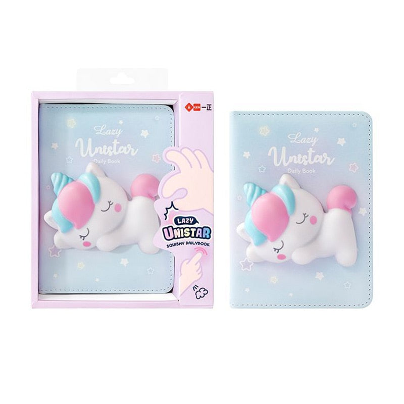 Kawaii Unicorn Decompression Notebook