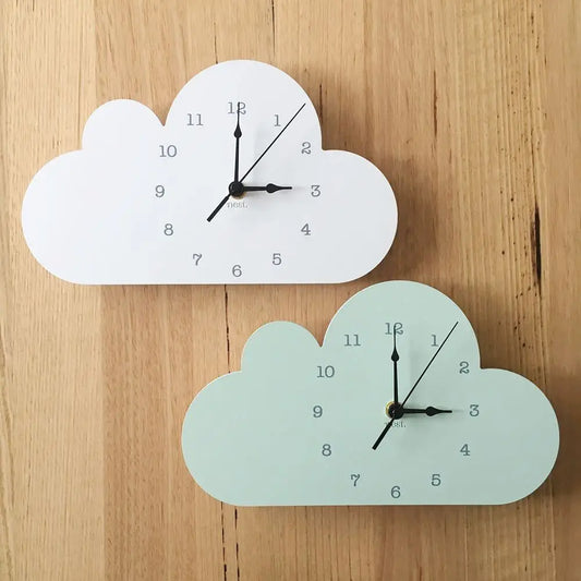Cloud-Shaped Wall Clock