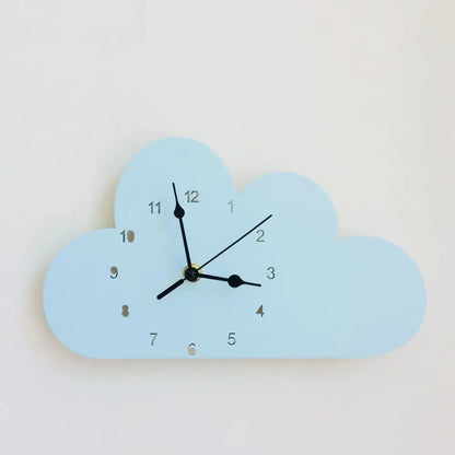 Cloud-Shaped Wall Clock