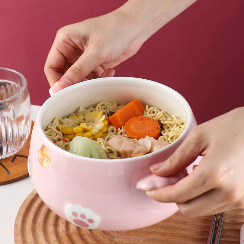 Kawaii Cat Ramen Bowl