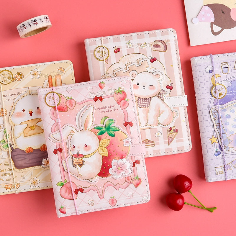 Kawaii Magnetic Button Notebooks