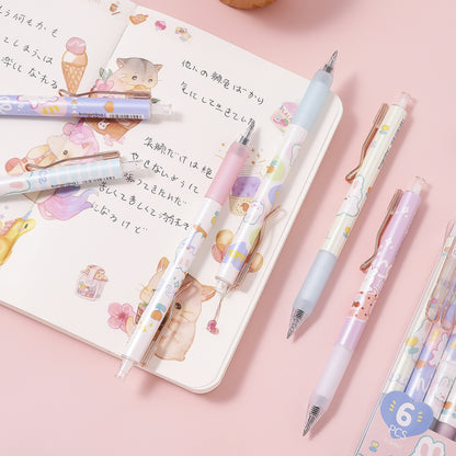 Kawaii Sweet Bunny Gel Pens Set