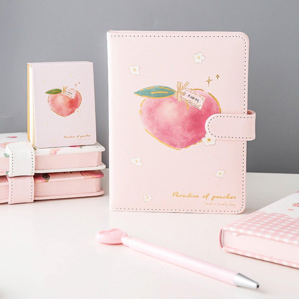 Kawaii Peach Notebooks