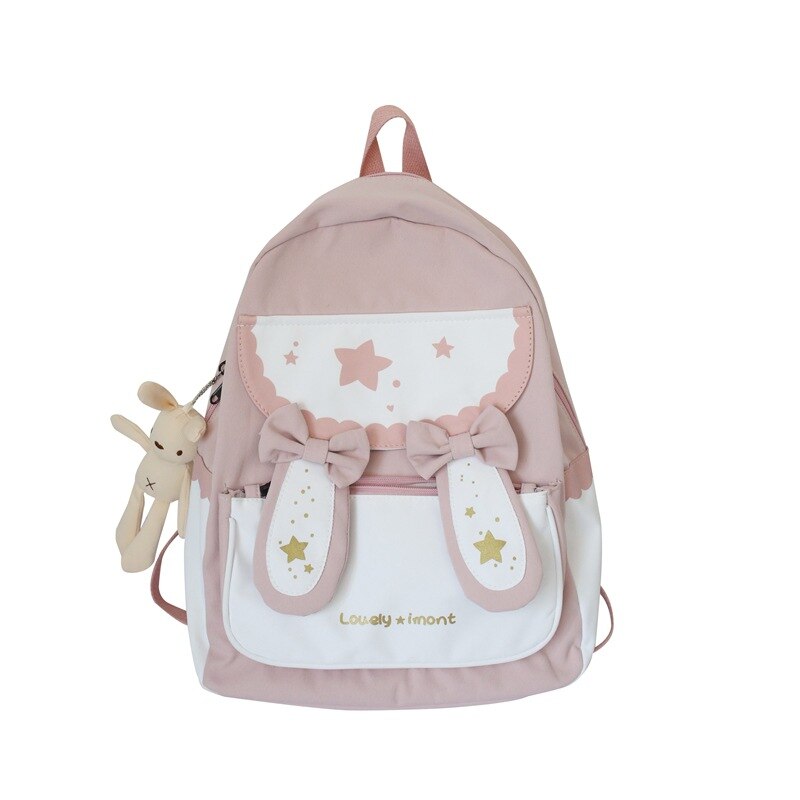 Kawaii Sweet Bunny Backpack in Pink