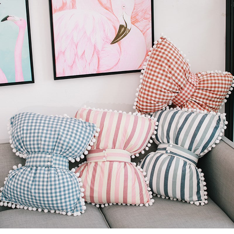 Kawaii Bow Shaped Decorative Pillows