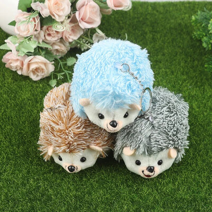 Hedgehog Plushie Keychains