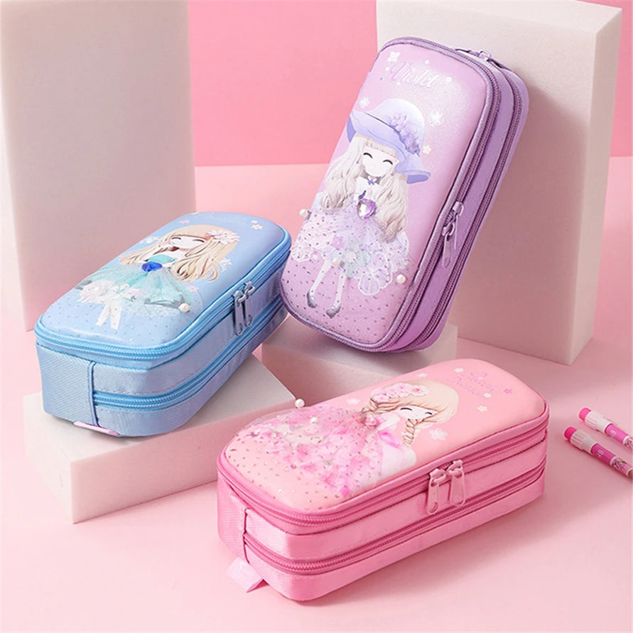 Kawaii Girl Pencil Cases