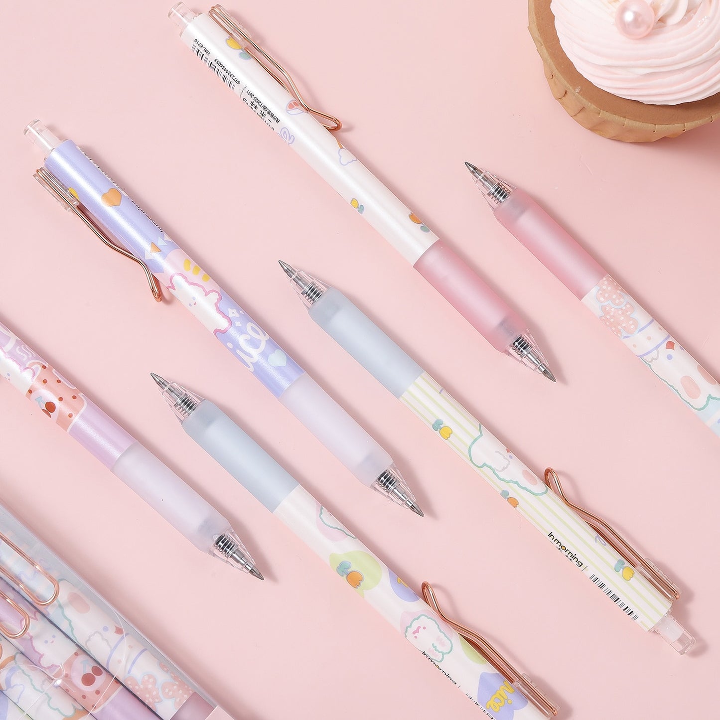 Kawaii Sweet Bunny Gel Pens Set