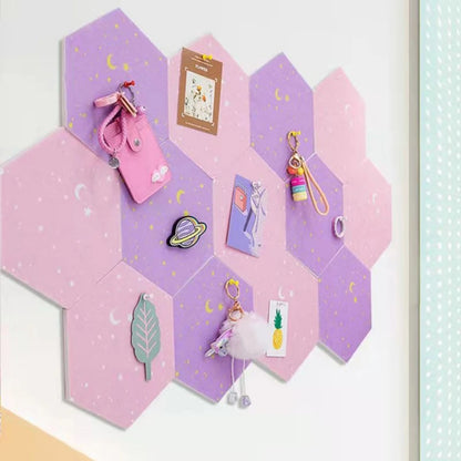 Hexagonal Felt Board Wall Tile