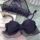 Kawaii Black Sweet Bralette Set