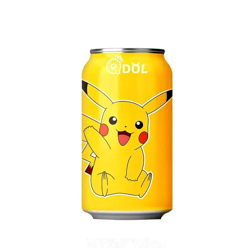 Pikachu Original Citrus Sparkling Drink, displayed on a white background.