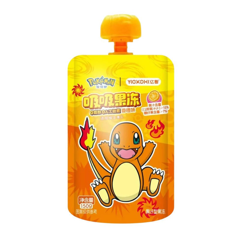 Yizhi Pokémon Jelly Drink – Orange, this is displayed on a white background