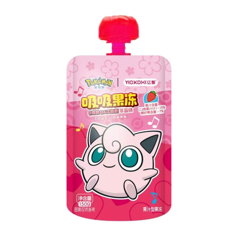 Yizhi Pokémon Jelly Drink – Strawberry , displayed on a white background