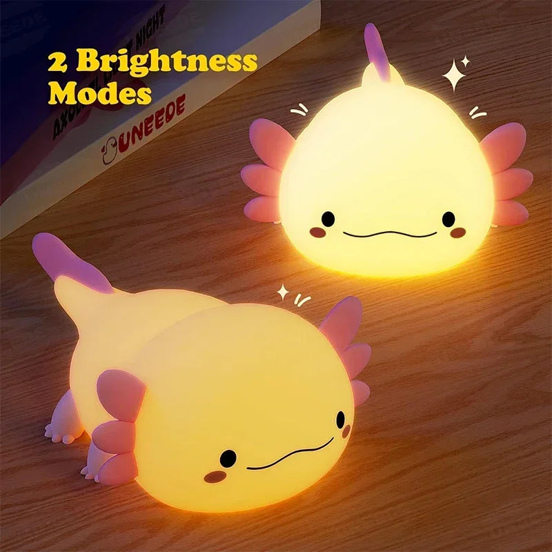 Kawaii Axolotl Night Light