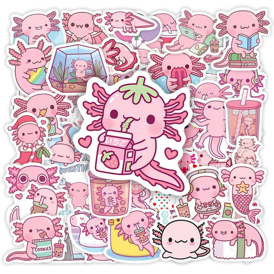 Kawaii Axolotl Sticker Pack