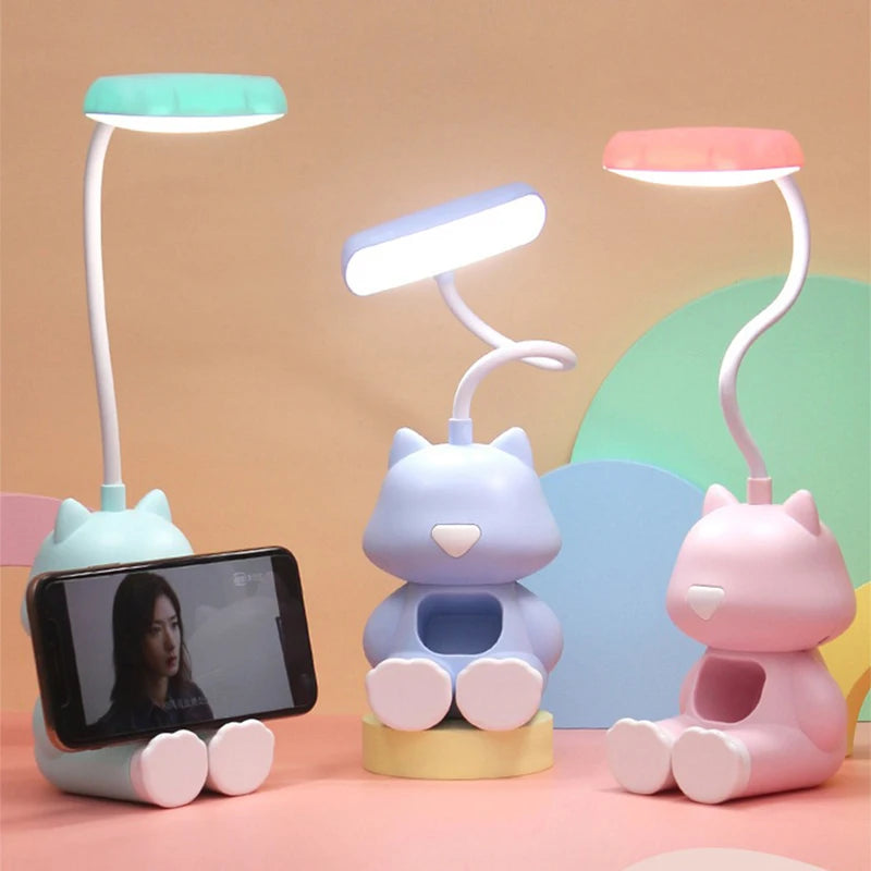 Kawaii Cat Felxible Desk Lamp