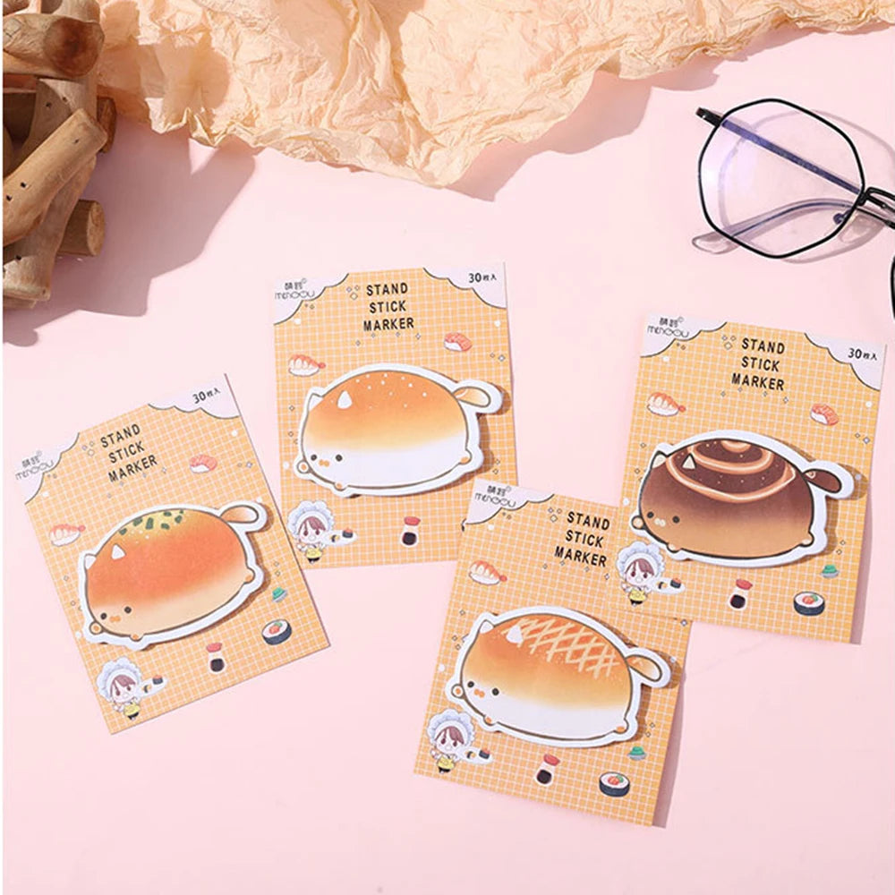 Kawaii Cat Loaf Sticky Notes