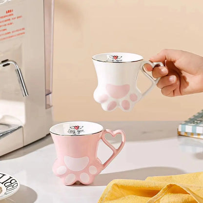 Kawaii Cat Paw Mugs