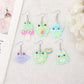 Kawaii Frog Acrylic Earrings