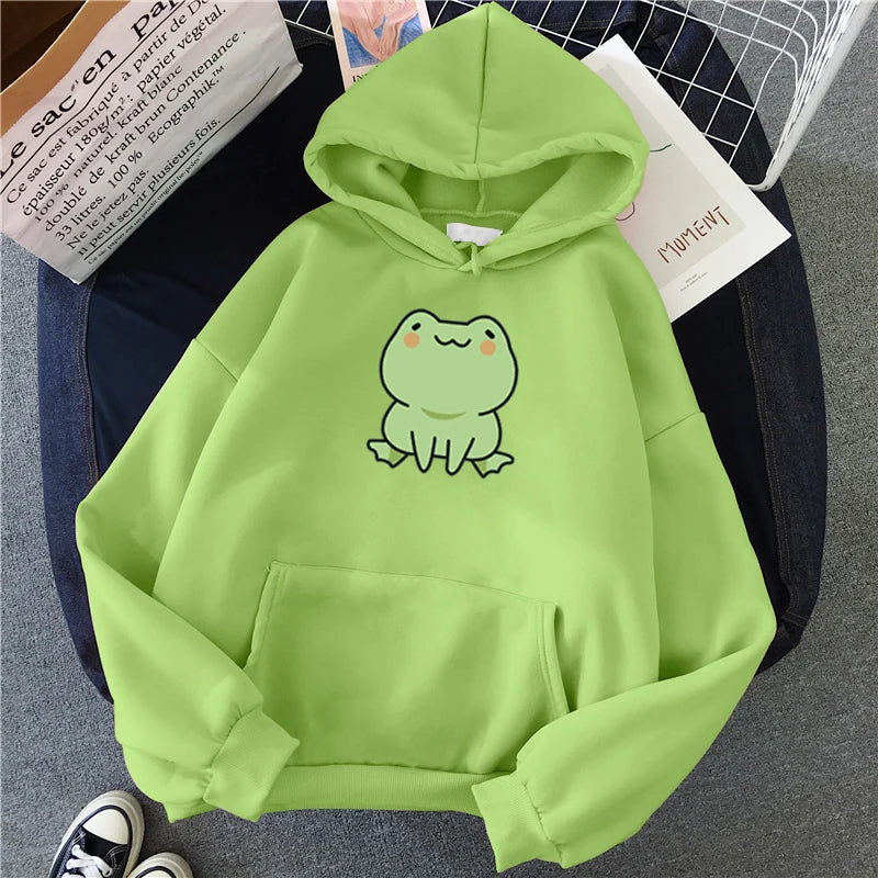 Kawaii Frog Hoodie