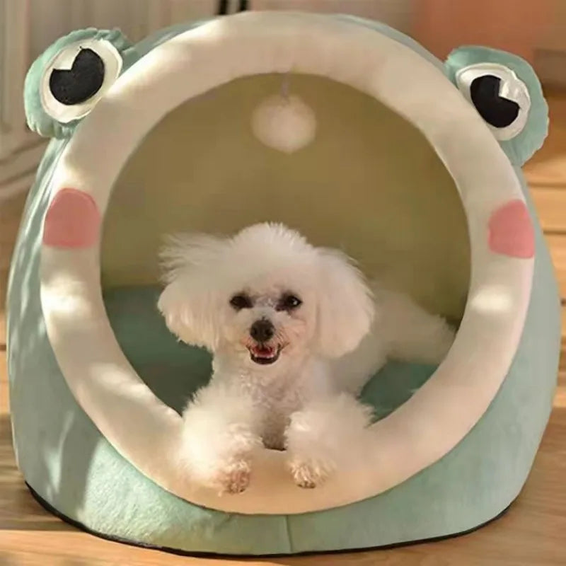 Kawaii Frog Pet Bed