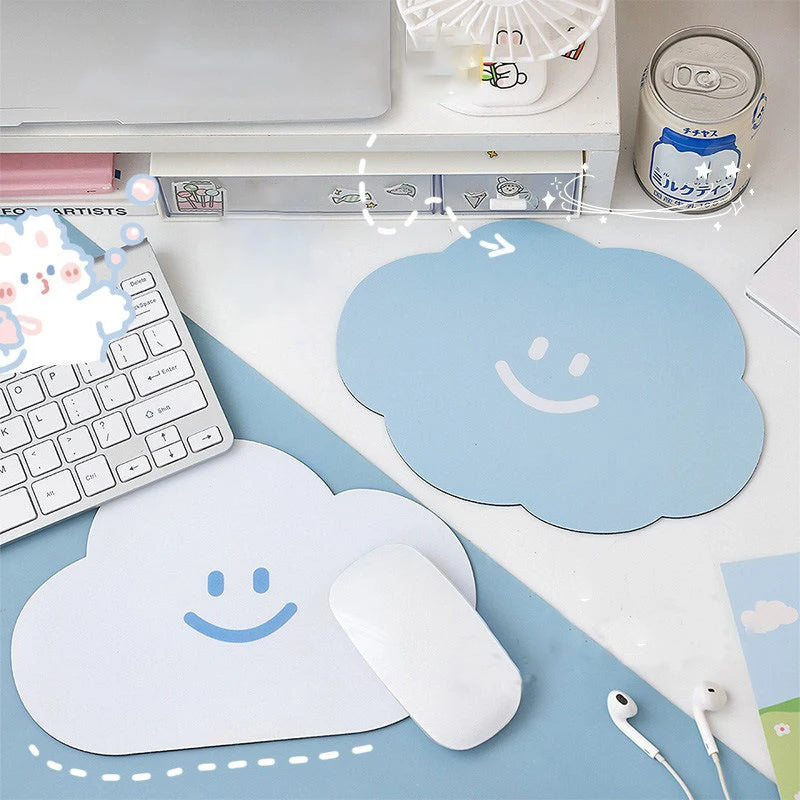 Kawaii Happy Cloud Mouse Pad