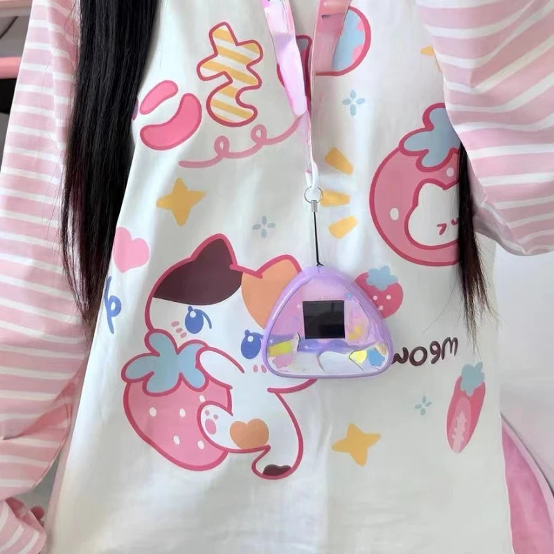 Kawaii Harajuku Strawberry Cat Shirt