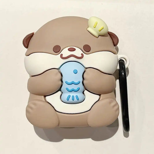 Kawaii Otter AirPods Case