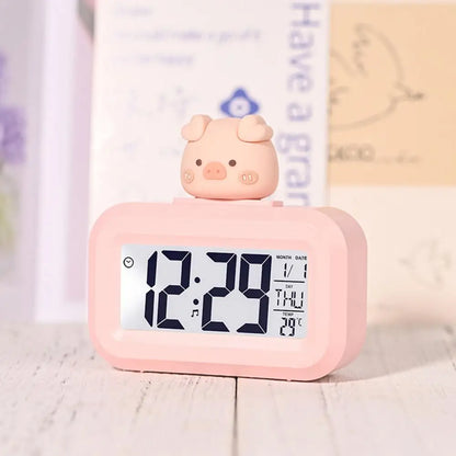 Cute Pig Digital Alarm Clock