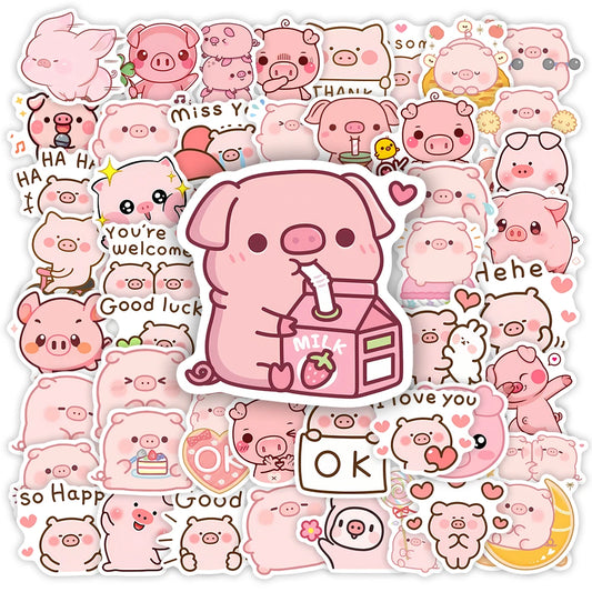 Kawaii Pig Sticker Pack