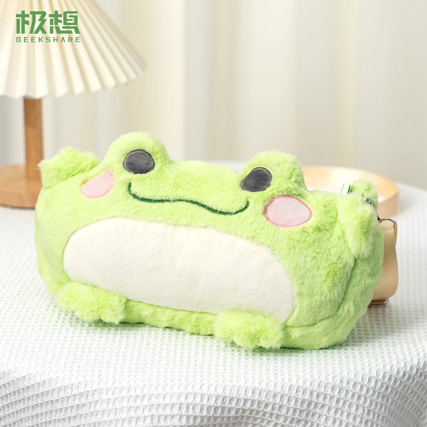 Plush Frog Bag for Nintendo Switch