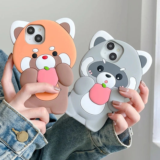 Red Panda & Raccoon iPhone Cases