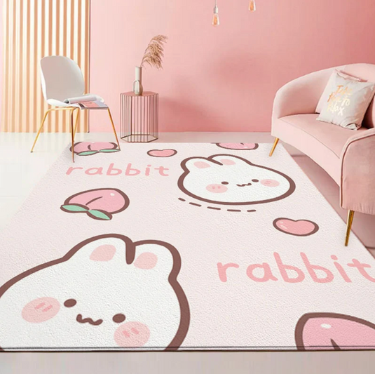 Kawaii Fluffy Bear Rugs & Mats
